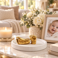 Bild in Galerie-Betrachter laden, Design-Gipsteller aus Keramikgips für Baby-3D-Abdrücke – handgegossen