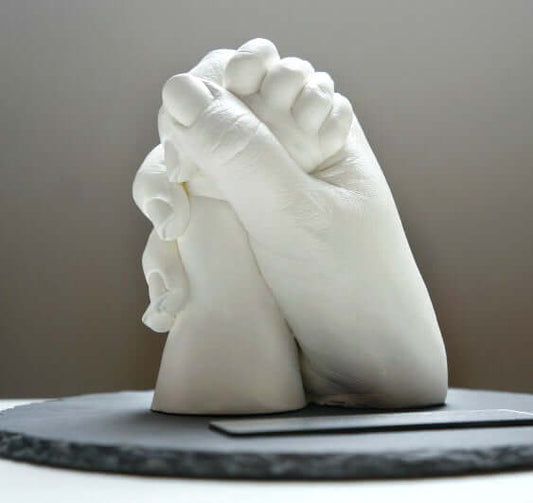 3D Mama & Baby Handabdruck - Veredelung & Lackierung - Atelier Body - pArts