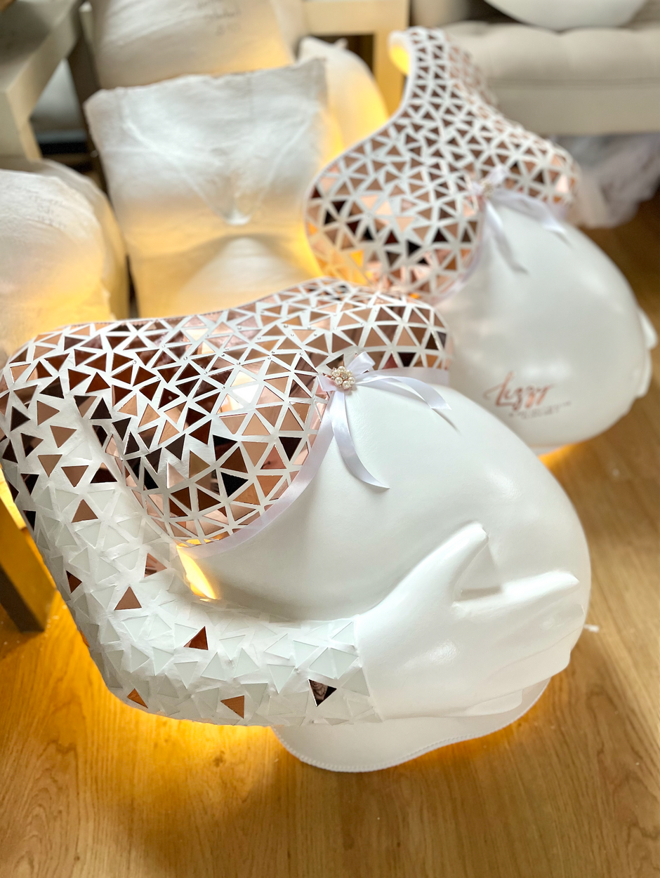 Mosaik-Design für Ihren Babybauch-Gipsabdruck bei Atelier Bodyparts