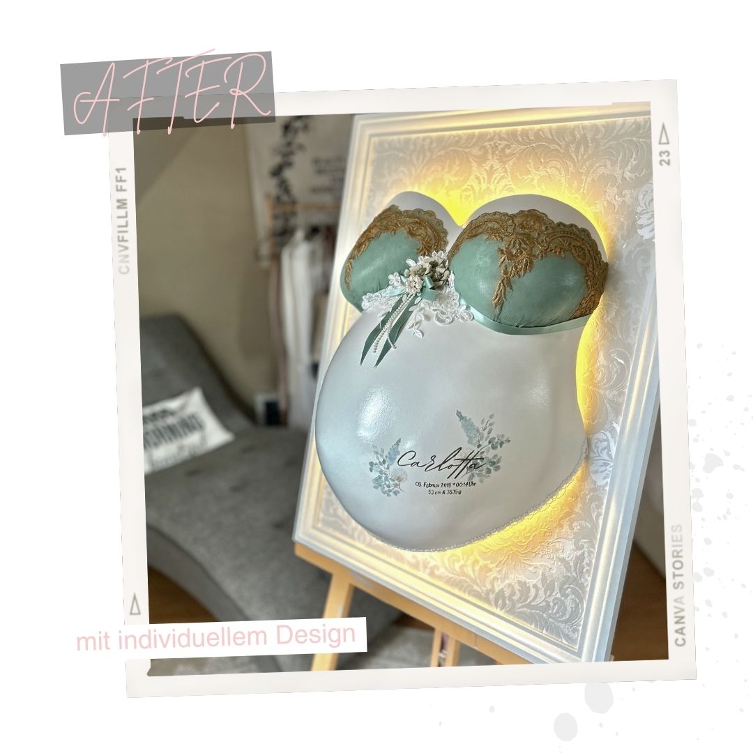 Gipsabdruck Veredelung, Bauch & Brust Gr. XS - XL - Atelier Body - pArts