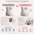 Bild in Galerie-Betrachter laden, Gipsabdruck Babybauch Veredelungs - & Reparaturset mit Profi - Anleitung - Atelier Body - pArts