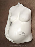 Bild in Galerie-Betrachter laden, Gipsabdruck Veredelung, Bauch & Brust Gr. XS - XL - Atelier Body - pArts