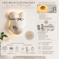 Bild in Galerie-Betrachter laden, LED-Beleuchtungsset für Babybauch-Gipsabdrücke | DIY zum Selbsteinbau - Atelier Body-pArts