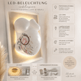 Bild in Galerie-Betrachter laden, LED-Beleuchtung mit professioneller Montage für Babybauch-Gipsabdrücke - Atelier Body-pArts