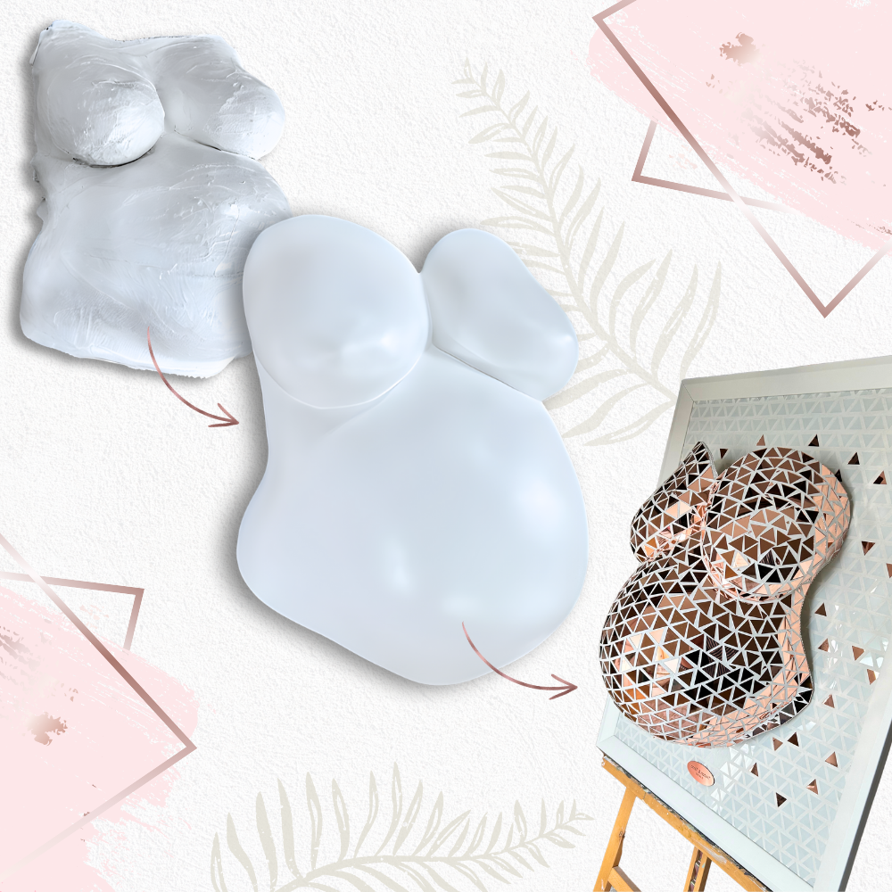 Gipsabdruck Babybauch Veredelung: Atelier Bodyparts macht's möglich!