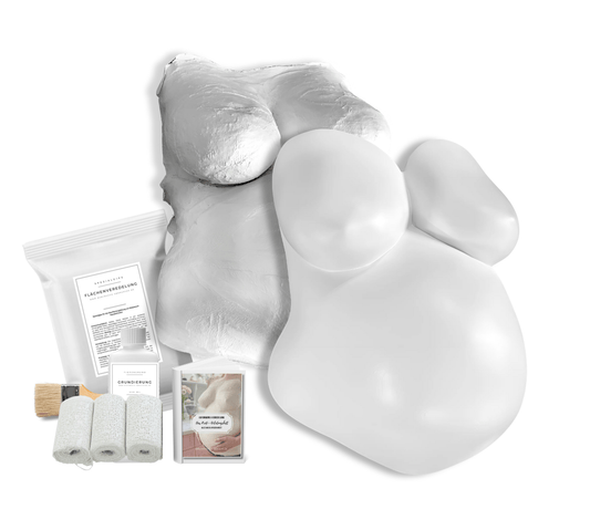 Veredelungs - und Reparaturset für den Gipsabdruck Babybauch, 2 Größen - Atelier Body - pArts