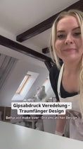 Video in Galerie-Betrachter laden und wiedergeben, Profi-Veredelung: Gipsabdruck Babybauch, versch. Variationen Gr. XS - XL