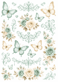 Bild in Galerie-Betrachter laden, Motivfolie: Roses & Butterflies, div. Farben - DIY Gipsabdruck Design - Atelier Body - pArts
