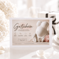 Bild in Galerie-Betrachter laden, Geschenkgutschein für Baby & Babybauch Gipsabdruck Termin buchen Atelier Klappkarte - Atelier Body-pArts