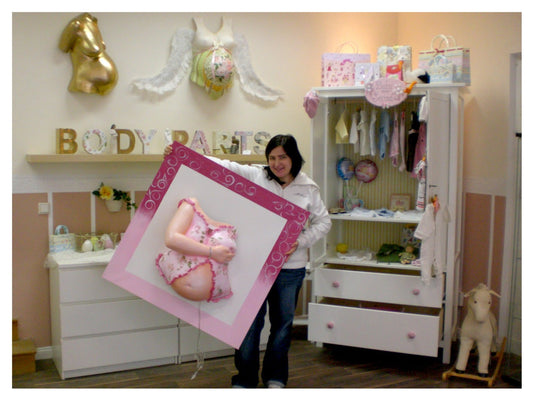 Oh happy Mommy! Gipsabdruck to go - Atelier Body-pArts