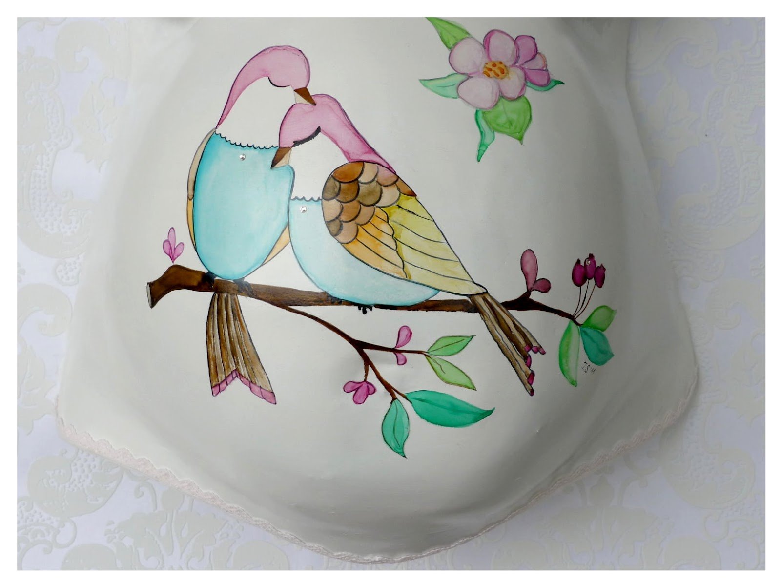 Wie anders es doch ist, den eigenen Bauchabdruck zu gestalten - Atelier Body-pArts