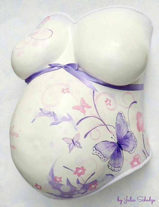Schmetterlinge im "Bauch" - Oh JA! - Atelier Body-pArts