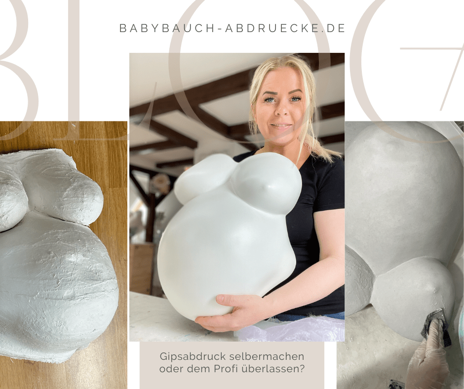Gipsabdruck vom Babybauch selbermachen oder vom Profi veredeln lassen? - Atelier Body-pArts