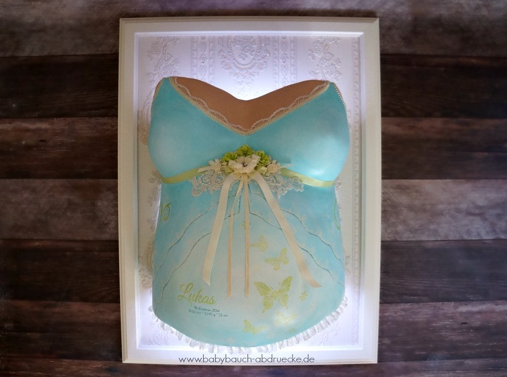 Gipsabdruck vorher - nachher Projekt - Atelier Body-pArts