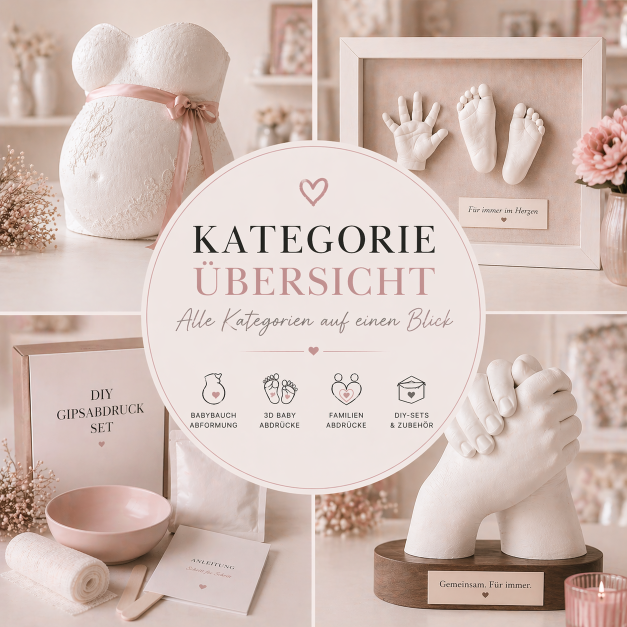 Alle Kategorien: DIY Abdrucksets, Zubehör & Gutscheine