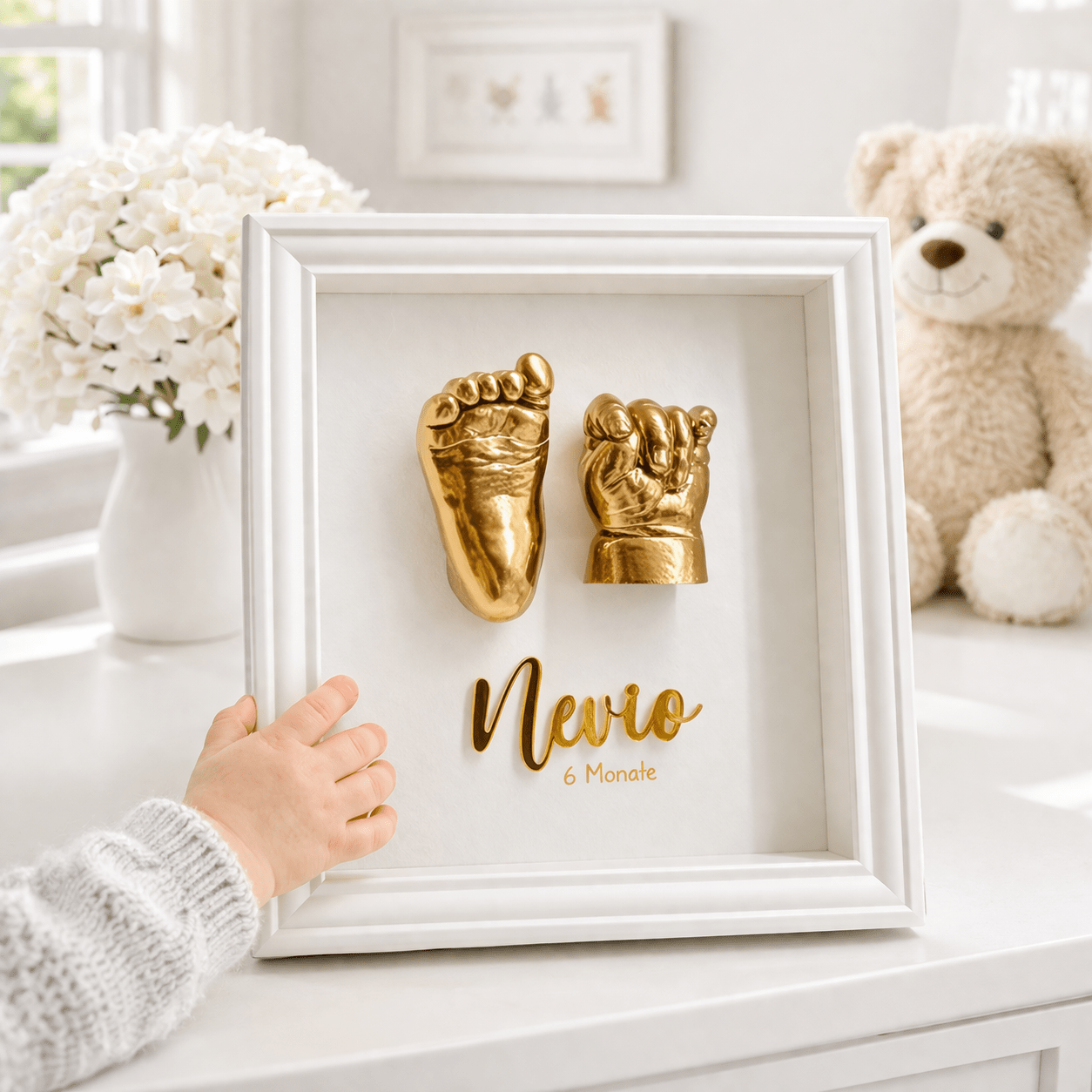 Rahmen für Baby 3D - Abdrücke "Elegant", 2 Varianten - Atelier Body - pArts
