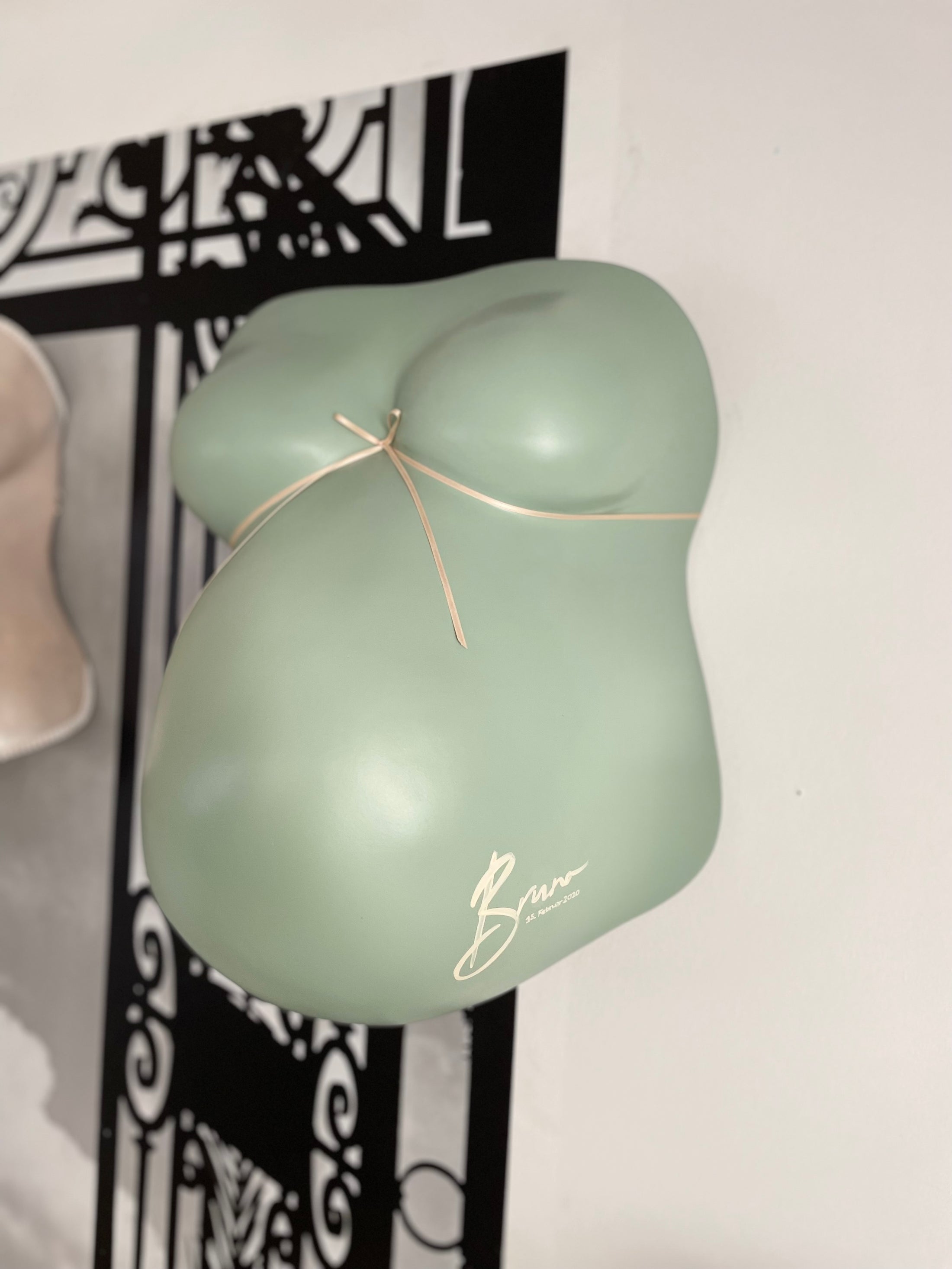 Babybauch Gipsabdruck CLASSIC – Veredelung + schlichtes Design | All - in - One - Paket - Atelier Body - pArts