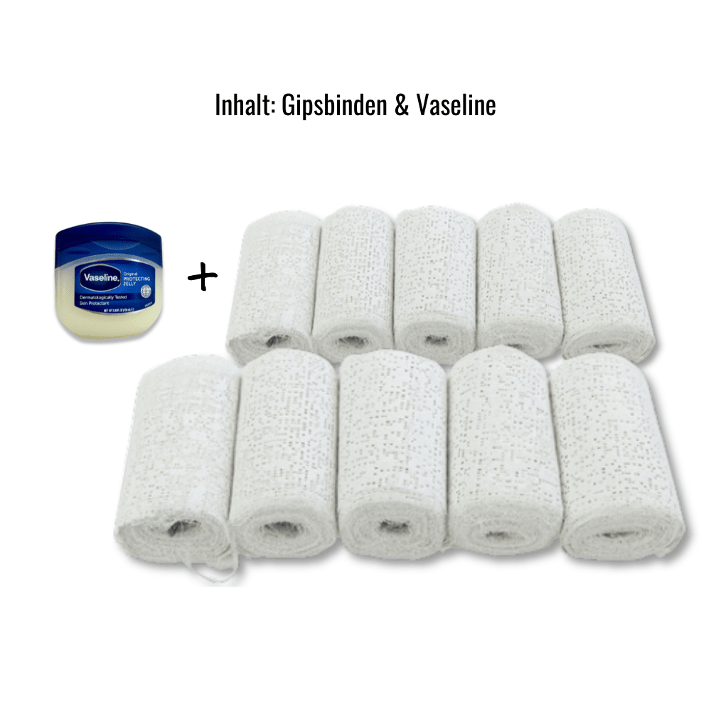 Gipsabdruckset Babybauch Basic - 2 Größen, Gipsbinden & Anleitung - Atelier Body - pArts