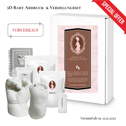 3D - Abdruck - & Veredelungsset – Vorverkauf zum 18 - jährigen Jubiläum (Versand ab 15. November) - Atelier Body - pArts