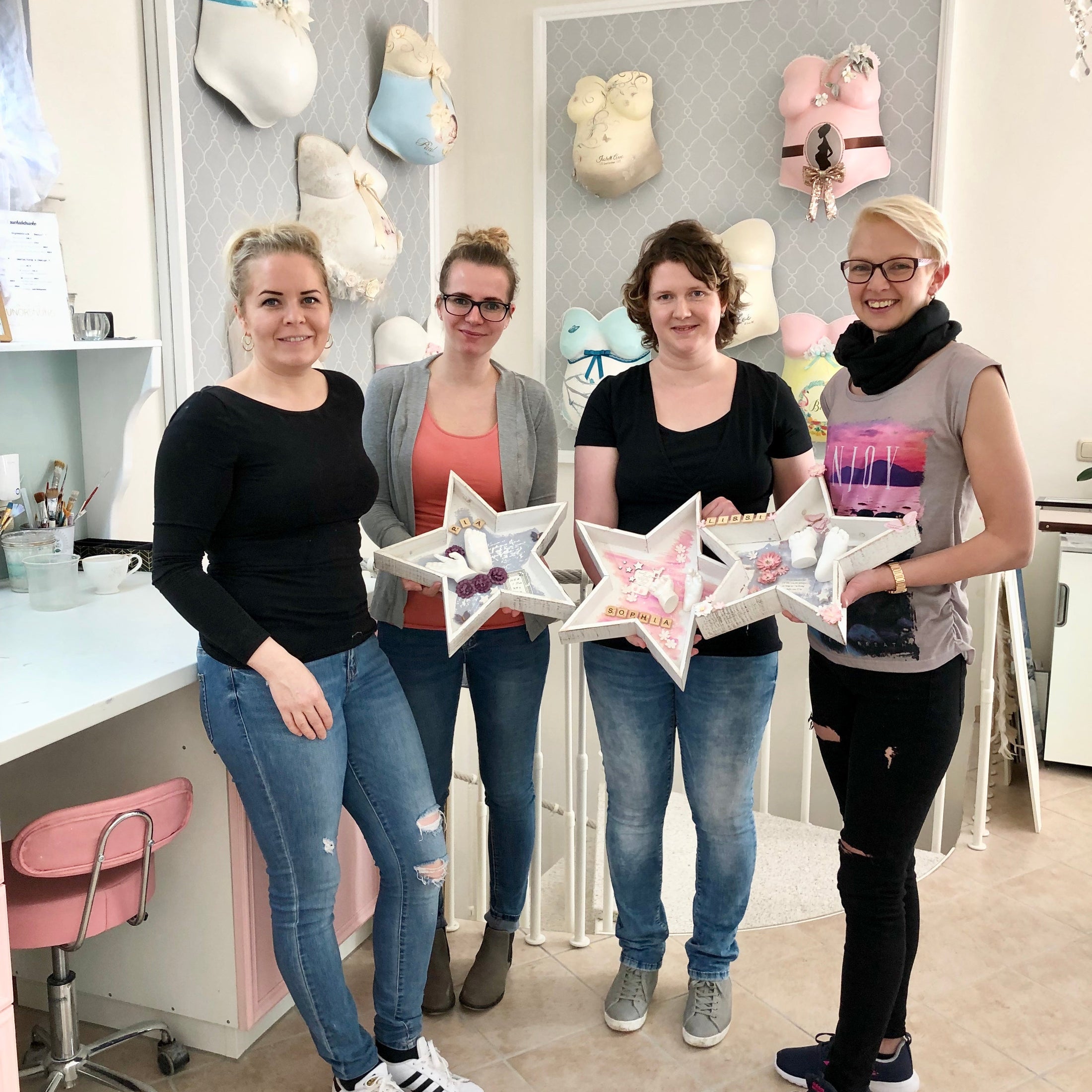 Profi - Workshop 3D Babyabdruck – Hand & Fußabdrücke mit Alginat (1 - Tages - Intensivkurs) - Atelier Body - pArts