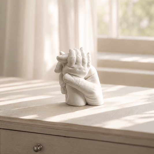 3D Mama & Baby Handabdruck - Veredelung & Lackierung - Atelier Body - pArts