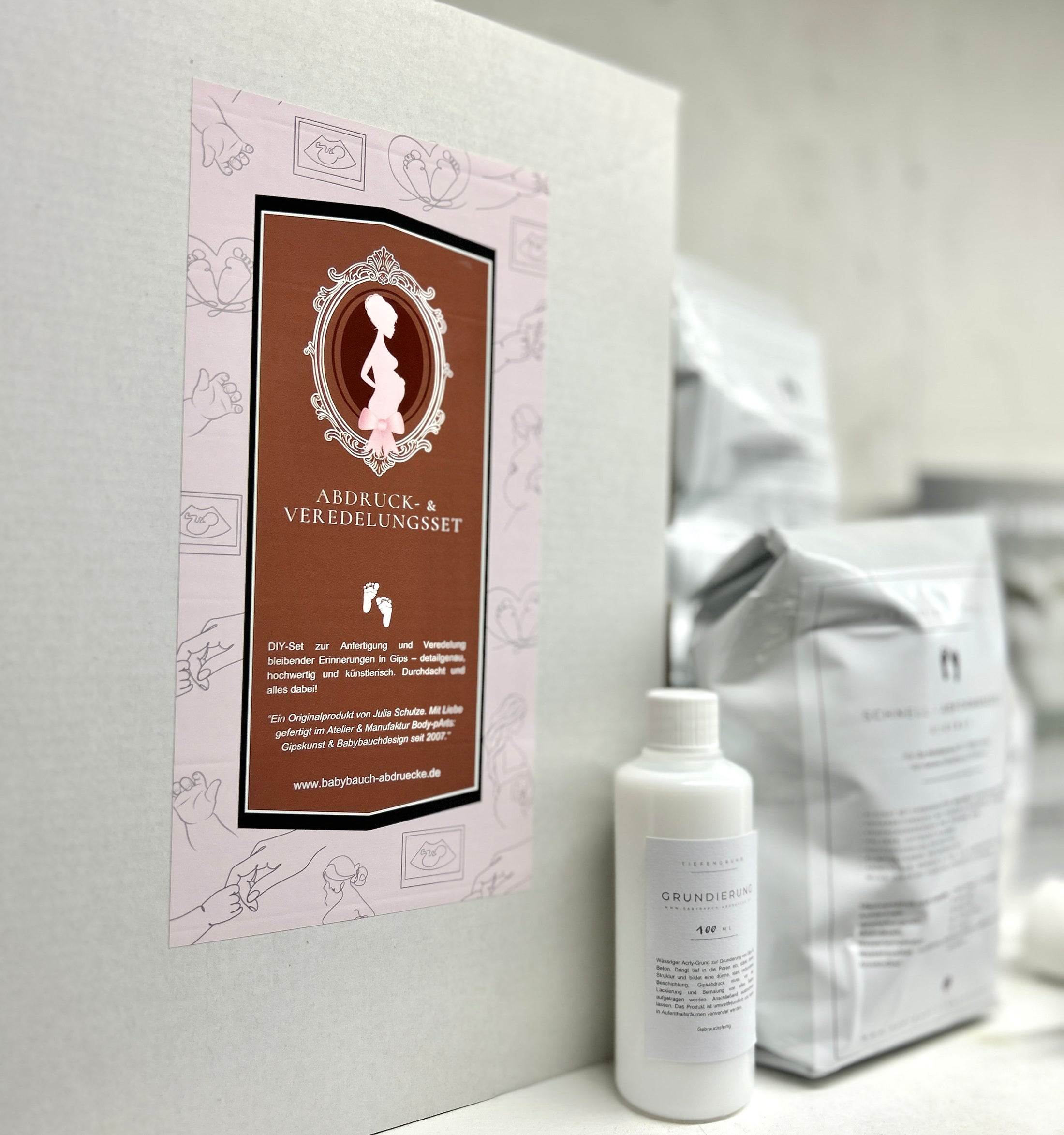 3D - Abdruck - & Veredelungsset für Babys – Hand - und Fußabdrücke selbst abformen & veredeln - Atelier Body - pArts