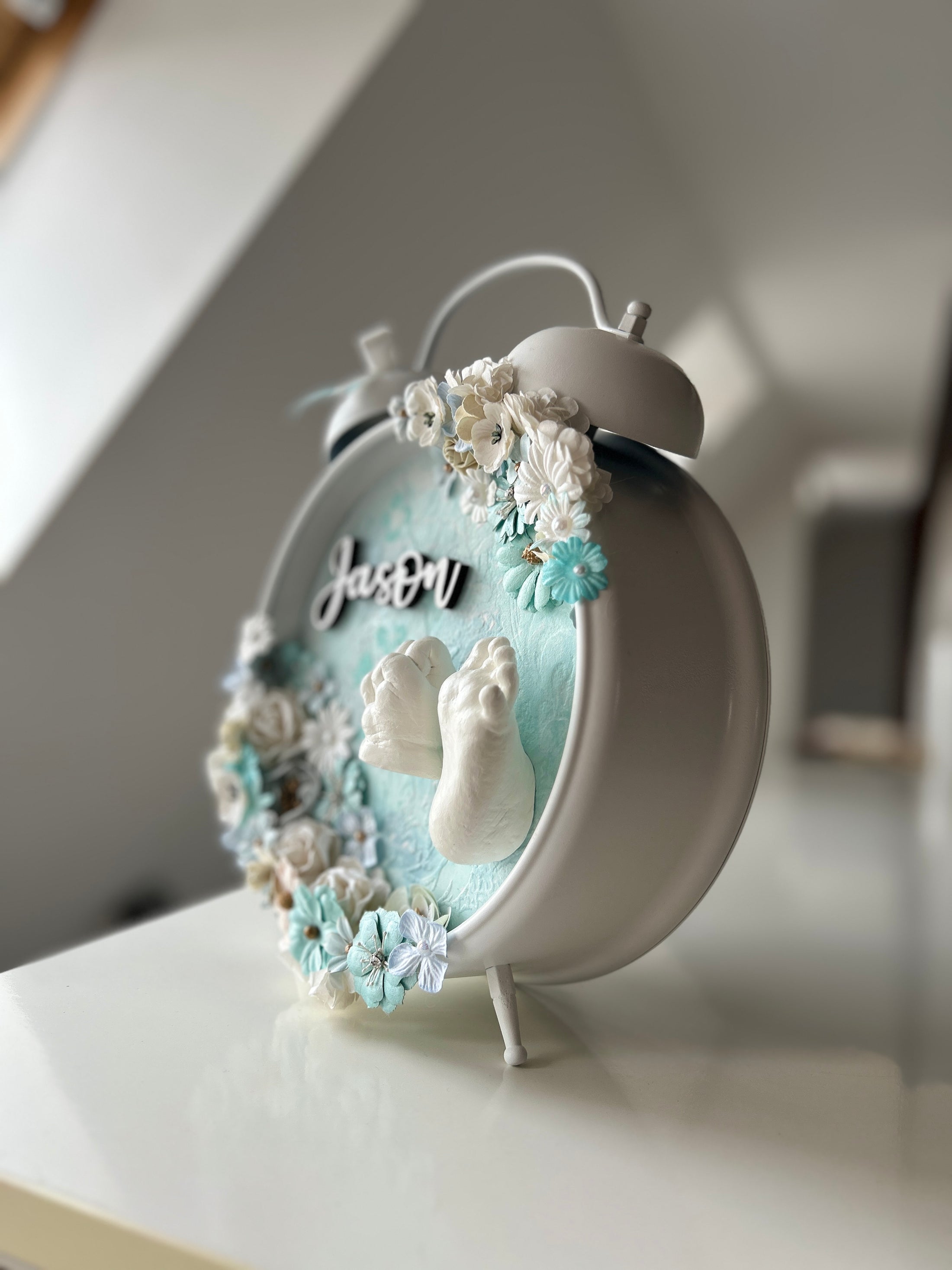 Personaliserter XL - Wecker für Baby - 3D - Abdruck & individuellem Design - Atelier Body - pArts