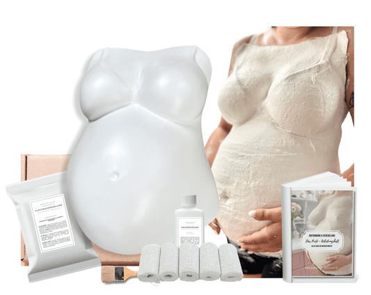 Abform - & Veredelungsset für Gipsabdruck Babybauch, 2 Größen - Atelier Body - pArts
