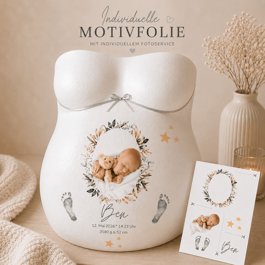 Motivfolie - individueller Service für Babyfoto, Text & Grafiken, A4 zum Aufkleben - Atelier Body-pArts