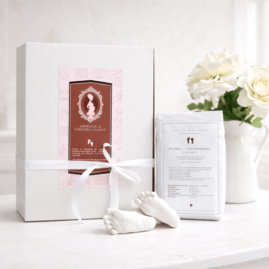 3D - Abdruck - & Veredelungsset für Babys – Hand - und Fußabdrücke selbst abformen & veredeln - Atelier Body - pArts