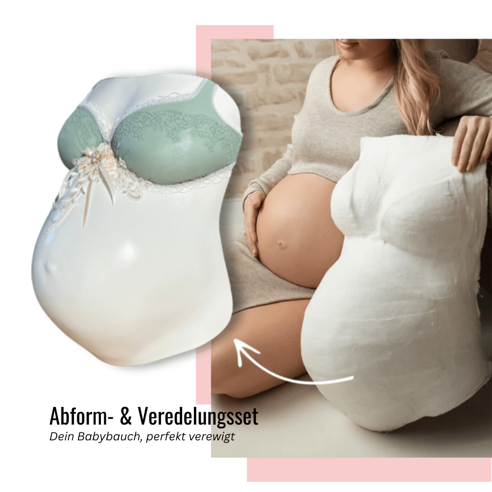 Abform - & Veredelungsset Babybauch Gipsabdruck – DIY Schwangerschaft, Atelier - Qualität - Atelier Body - pArts