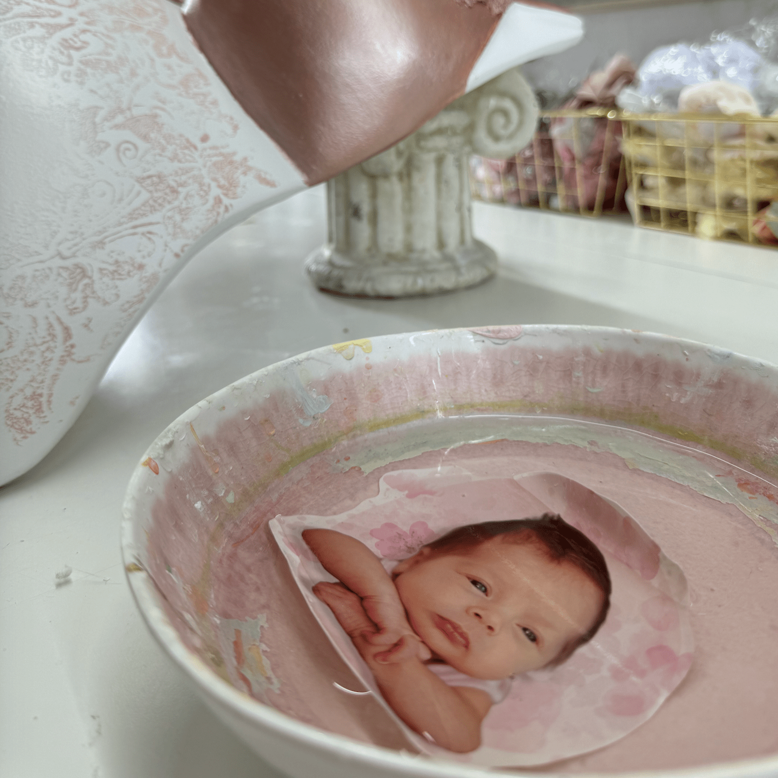 Motivfolie - individueller Service für Babyfoto, Text & Grafiken, A4 zum Aufkleben - Atelier Body - pArts
