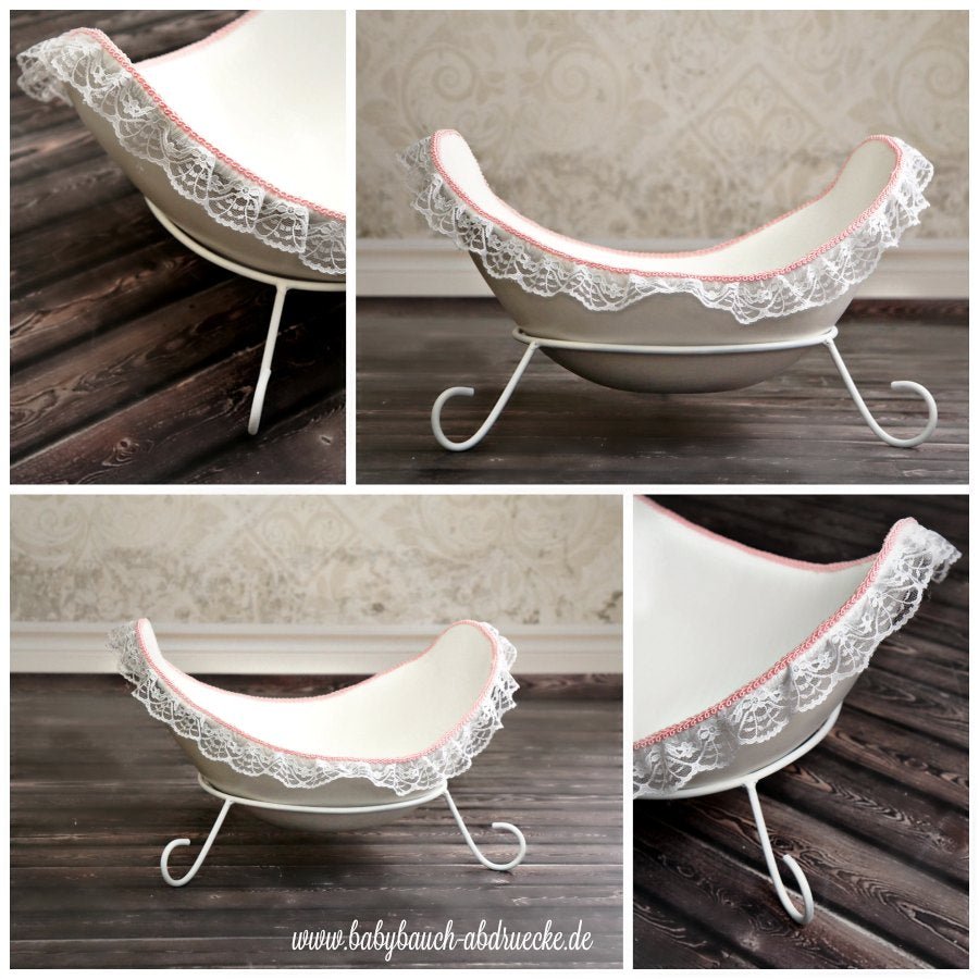 Babybauchschale (Belly Bowl) aus Gips – Veredelung als Alternative zur Ton Bauchschale - Atelier Body - pArts