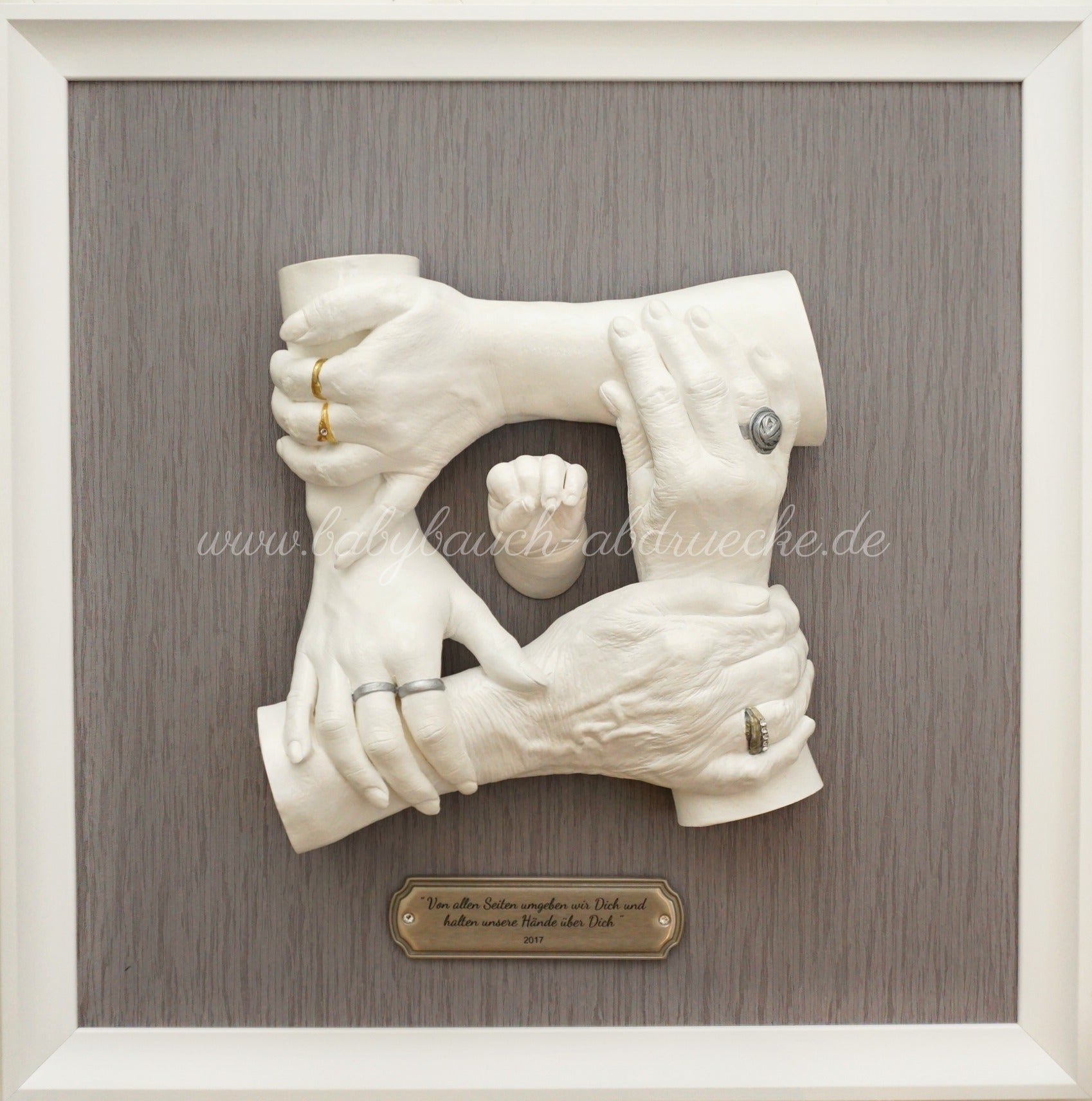 3D Hand - oder Fußabdruck, Veredelung & Lackierung, > 10 Jahre - Atelier Body - pArts