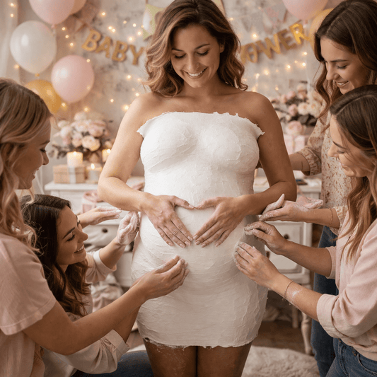 Geschenkgutschein für Babybauchabdruck Gipsabdruck Baby Schwangerschaftsabdruck zb zur Babyparty | Atelier Body - pArts