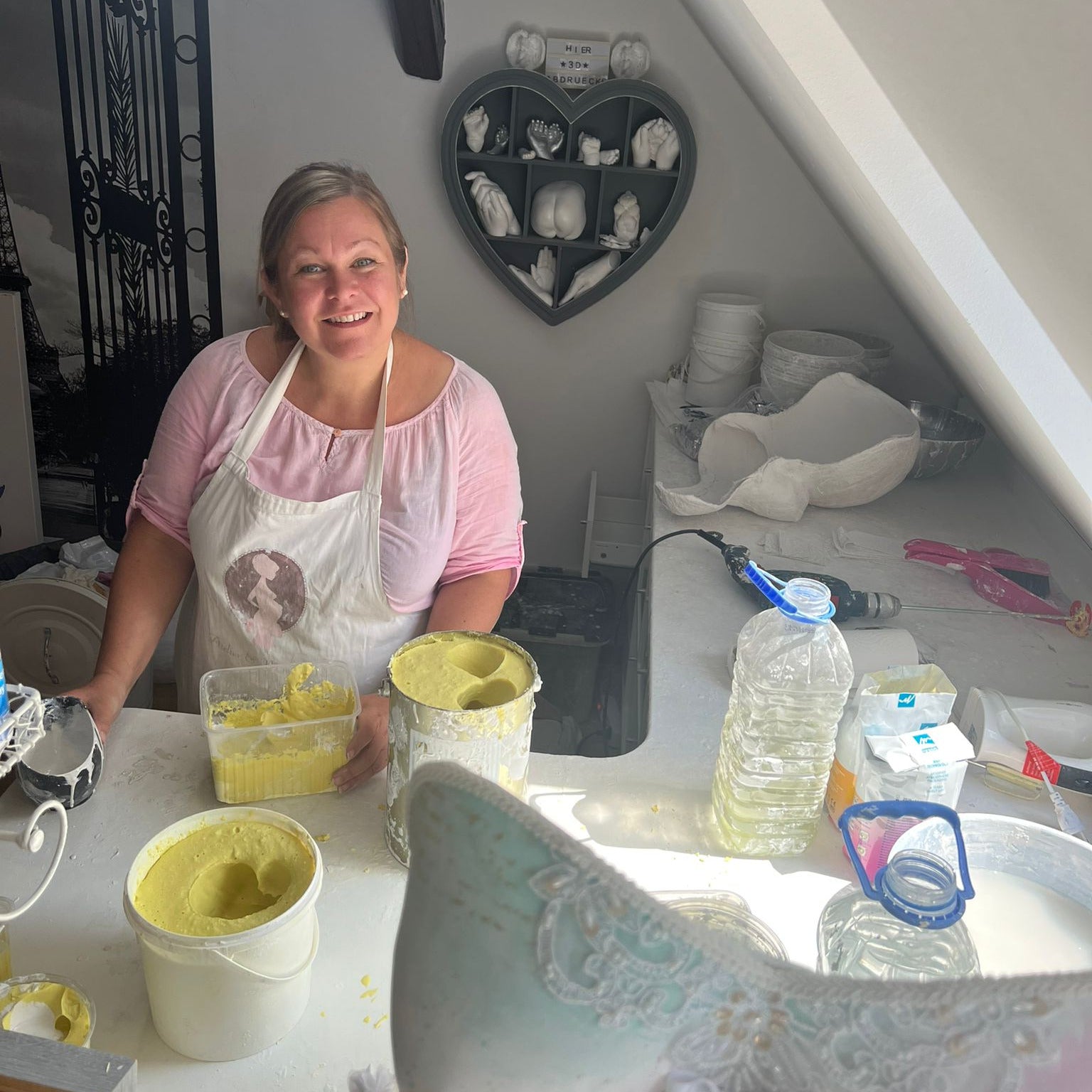 Profi - Workshop 3D Babyabdruck – Hand & Fußabdrücke mit Alginat (1 - Tages - Intensivkurs) - Atelier Body - pArts