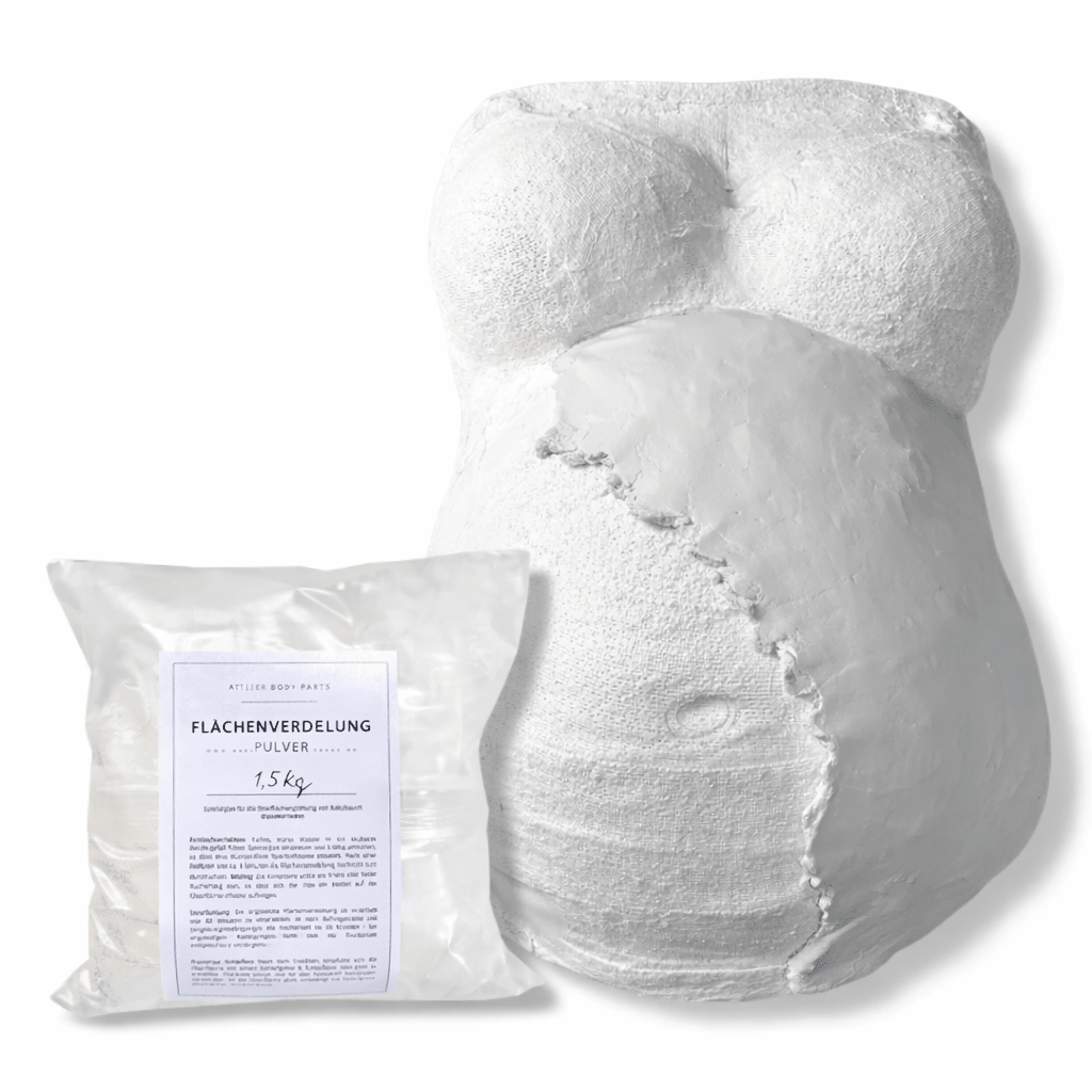 Flächenveredelung - Zum Glätten von Gipsabdrücken, ab 1,5 kg - Atelier Body - pArts