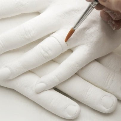 3D Händeabdruck für 2 Personen – detailgenauer Gipsabdruck, Hand in Hand - Atelier Body - pArts