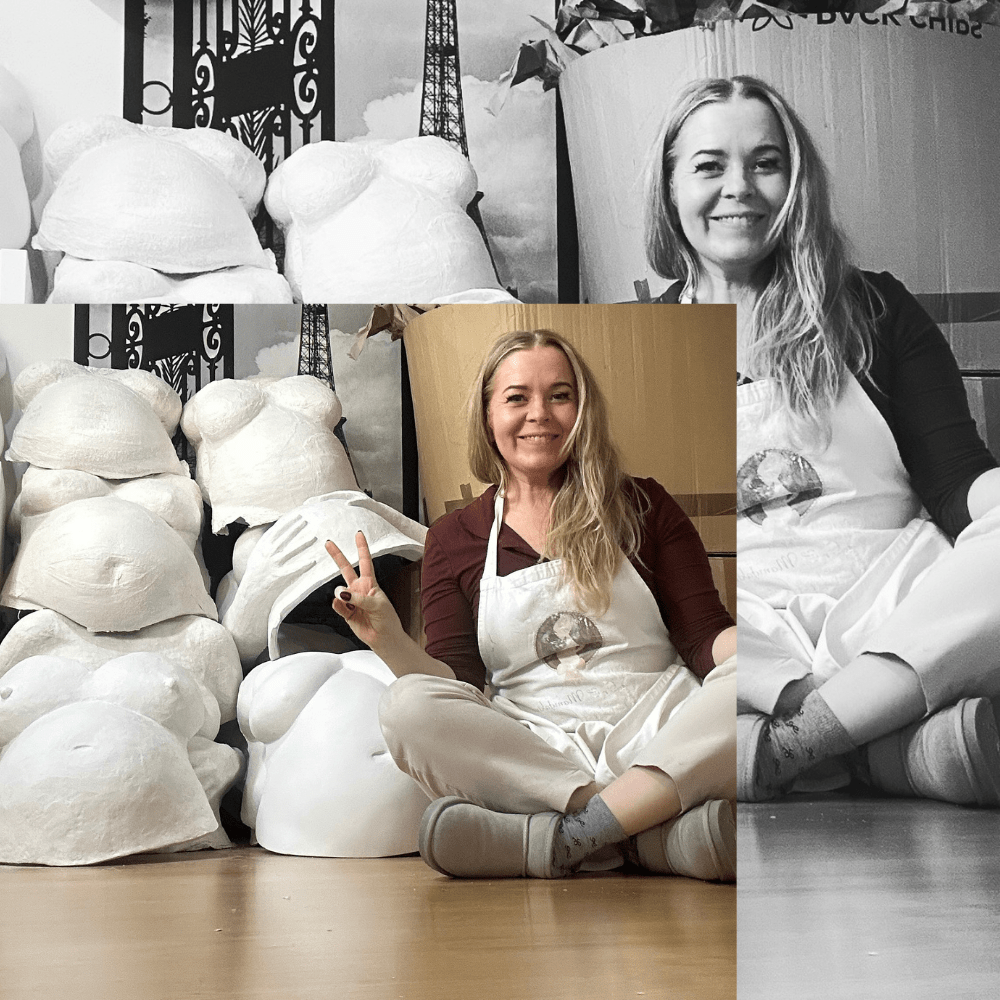 Gipsabdruck Babybauch Veredelungs - & Reparaturset mit Profi - Anleitung - Atelier Body - pArts