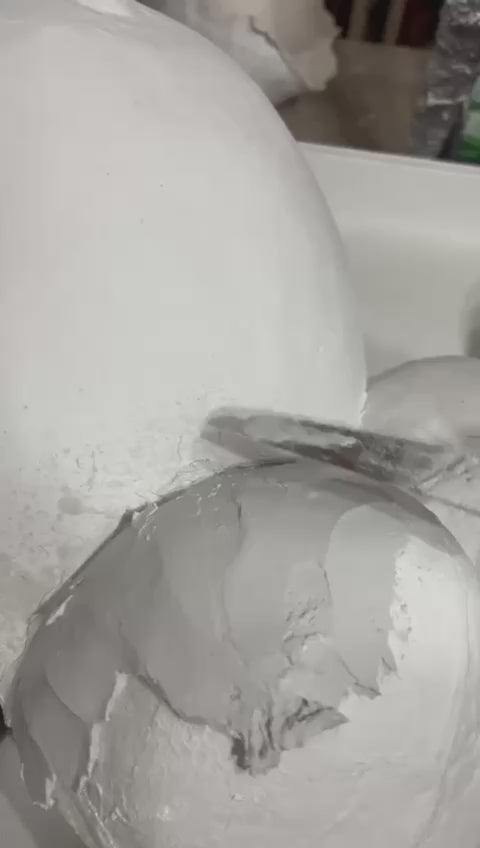 Gipsabdruck vom Babybauch Veredelung und Gestaltung mit Infulencerin Tini Bambini