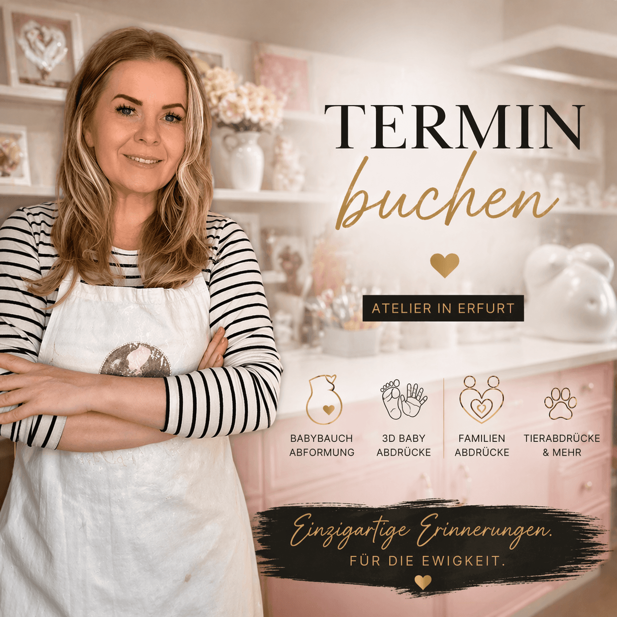 Termin buchen - Gipsabdrücke Erfurt - Atelier Body - pArts