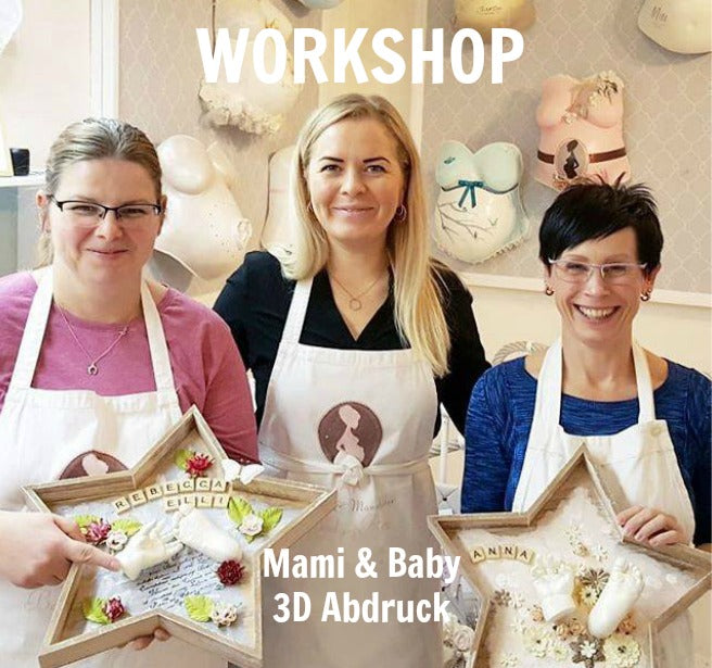 Mami & Baby 3D Abdruck - Workshop im Erfurter Atelier - Atelier Body-pArts
