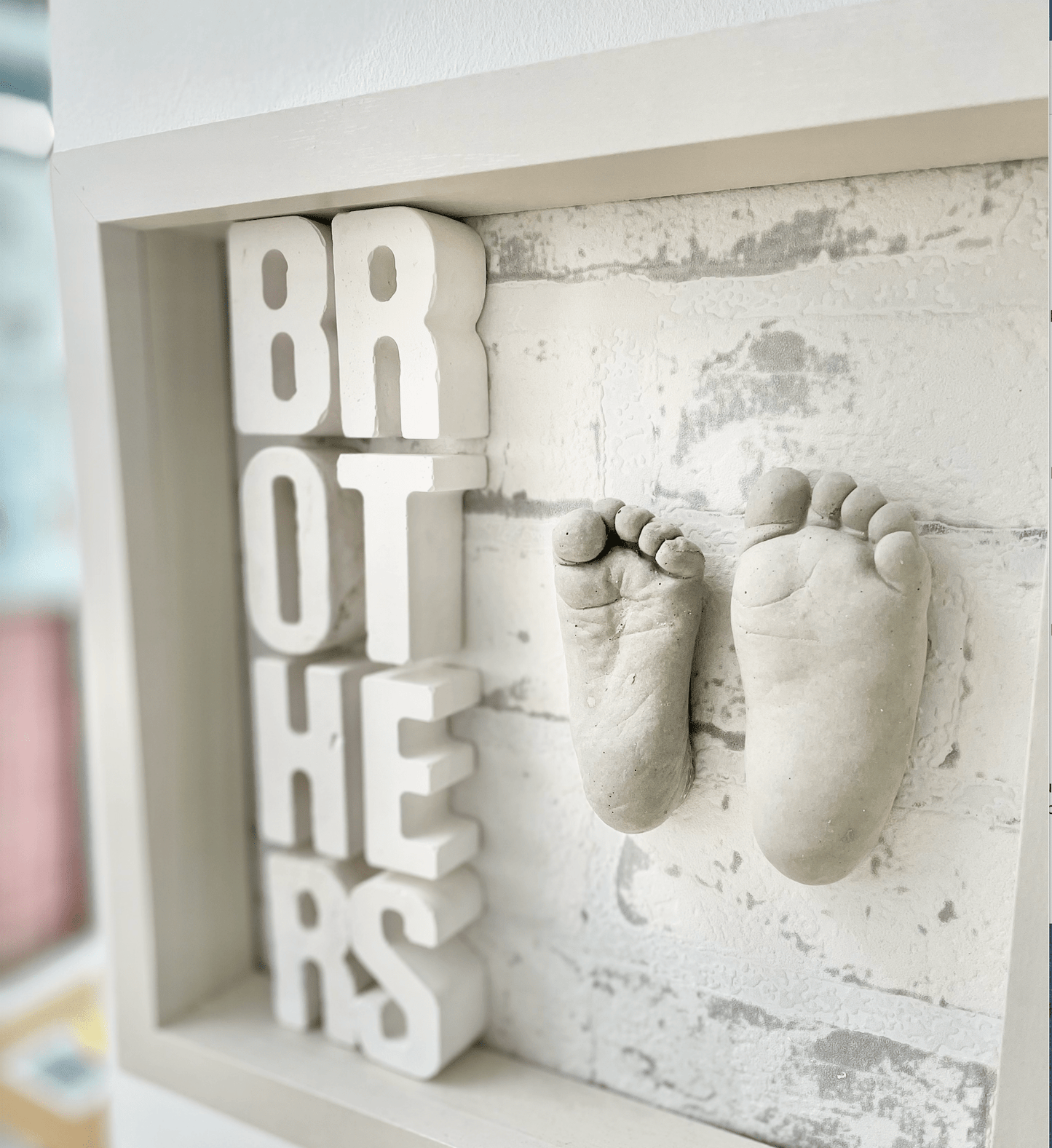 Baby 3D Hand- oder Fußabdruck, Veredelung & Lackierung bis 1 Jahr - Atelier Body-pArts