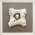 Bild in Galerie-Betrachter laden, 3D Hand- oder Fußabdruck, Veredelung & Lackierung,  1 - 10 Jahre - Atelier Body-pArts
